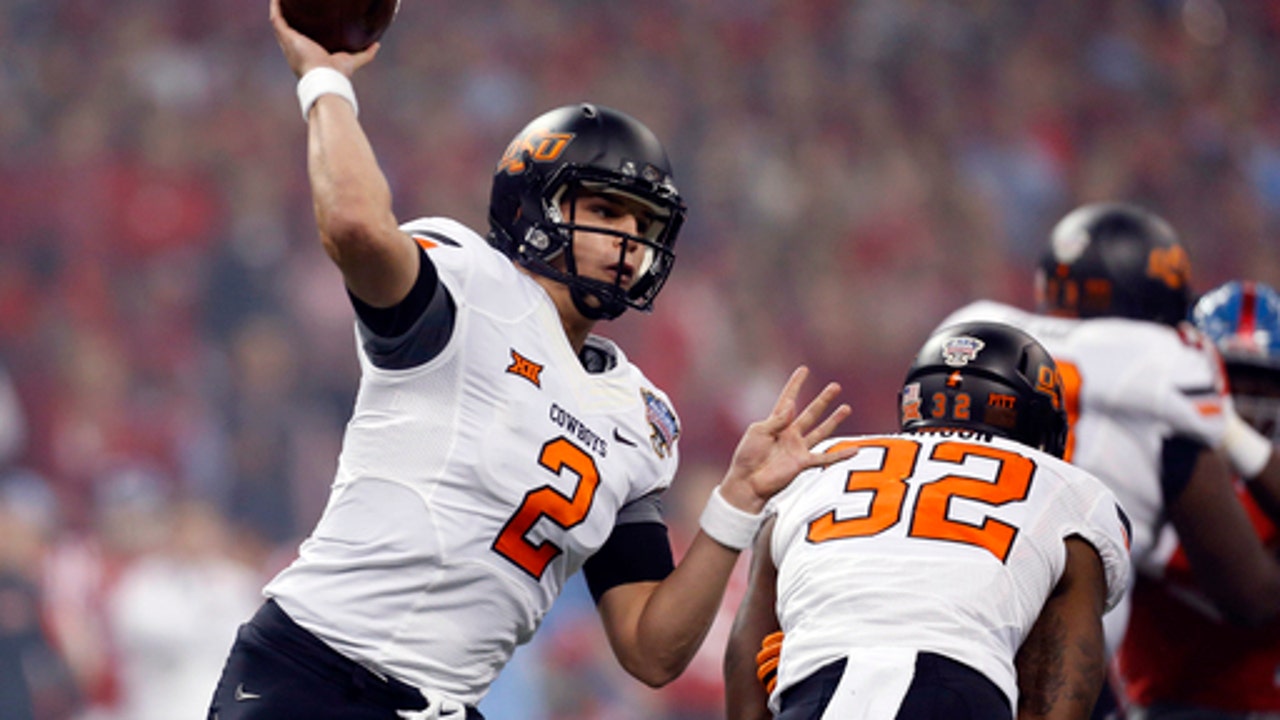 QB Rudolph takes leadership reins for No. 21 Oklahoma St